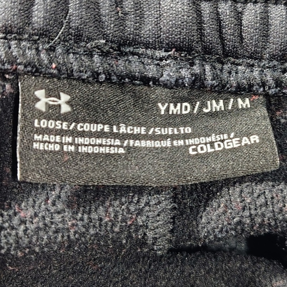 Under Armour Youth ColdGear Black Athletic Pants Drawstring Pockets YMD - Picture 5 of 7